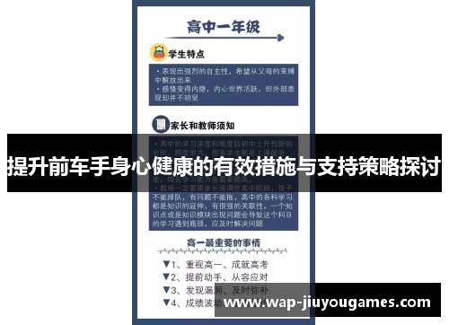 提升前车手身心健康的有效措施与支持策略探讨 提升前车手身心健康的有效措施与支持策略探讨