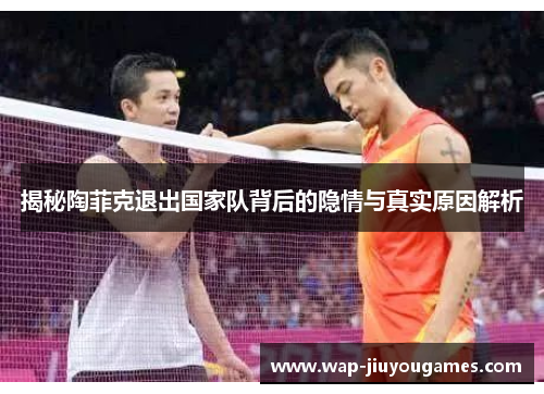 揭秘陶菲克退出国家队背后的隐情与真实原因解析